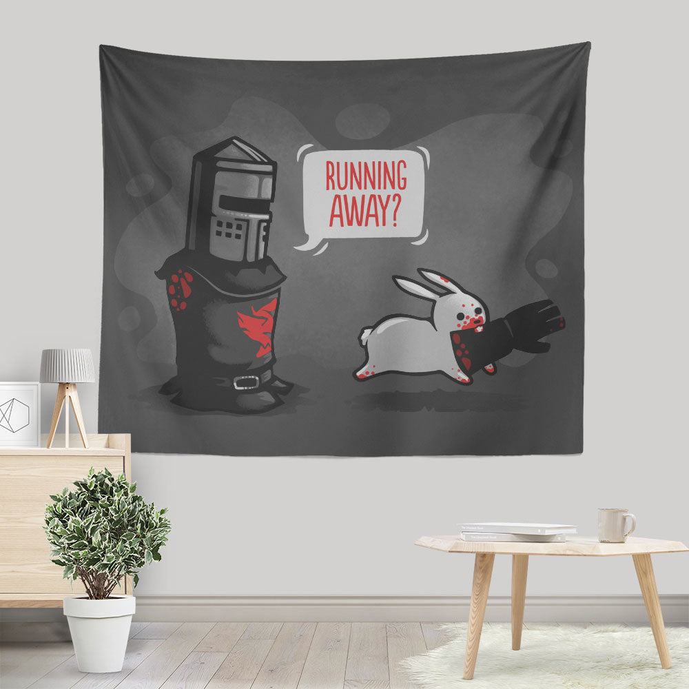 Running Away - Wall Tapestry