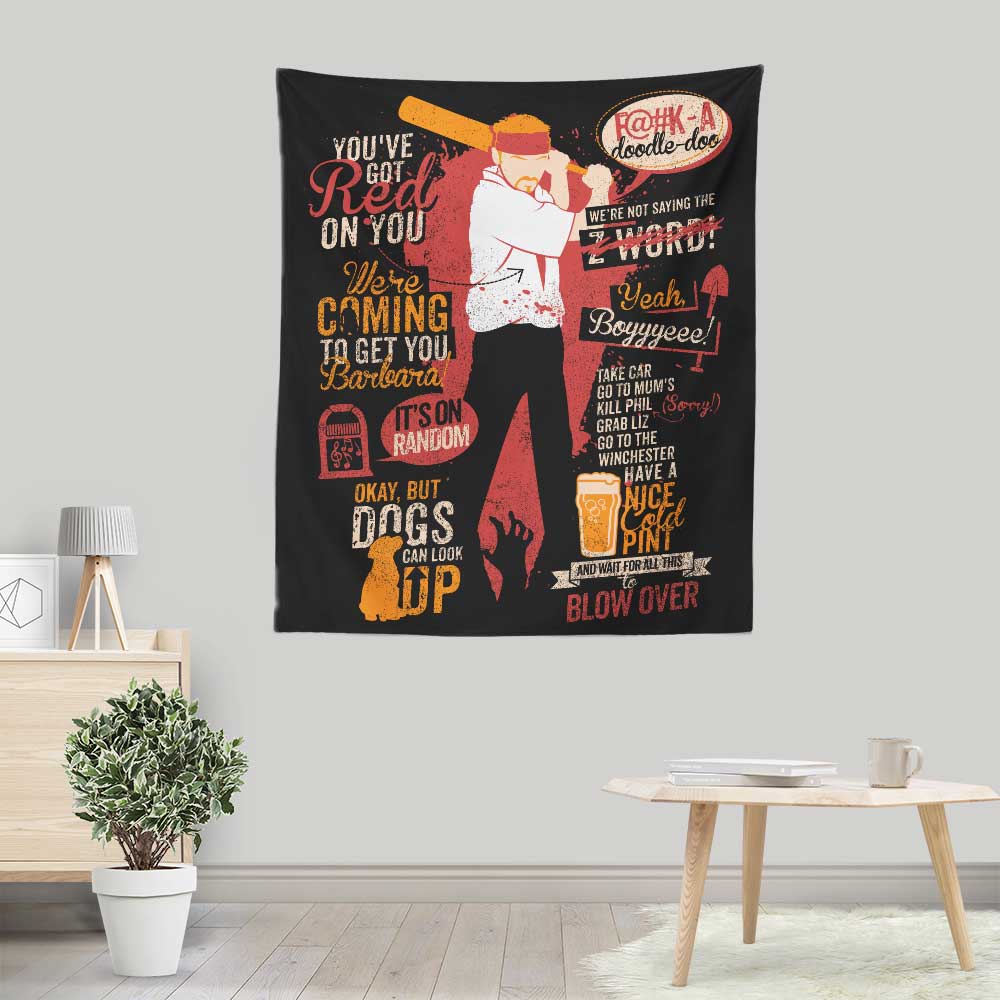 Shaun Quotes - Wall Tapestry