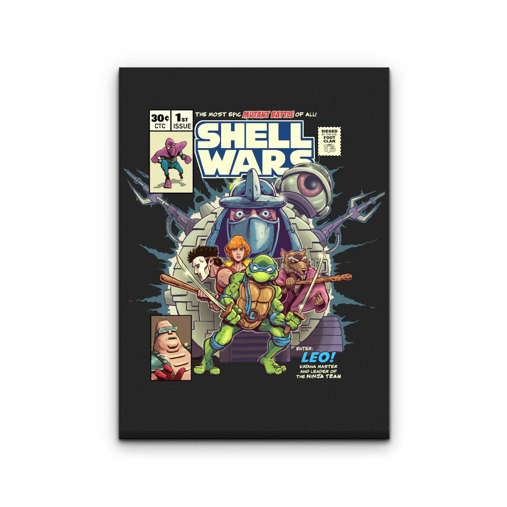 Shell Wars - Canvas Print