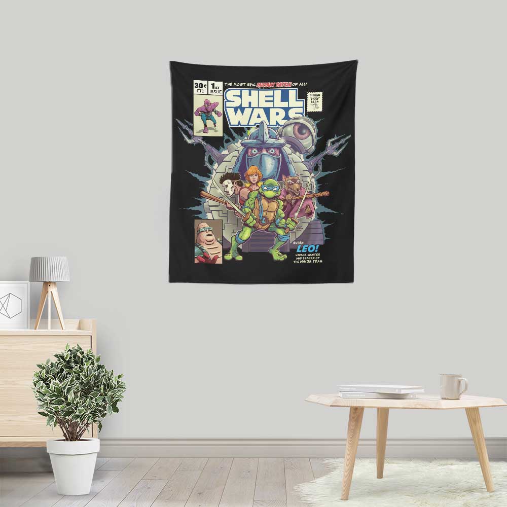 Shell Wars - Wall Tapestry