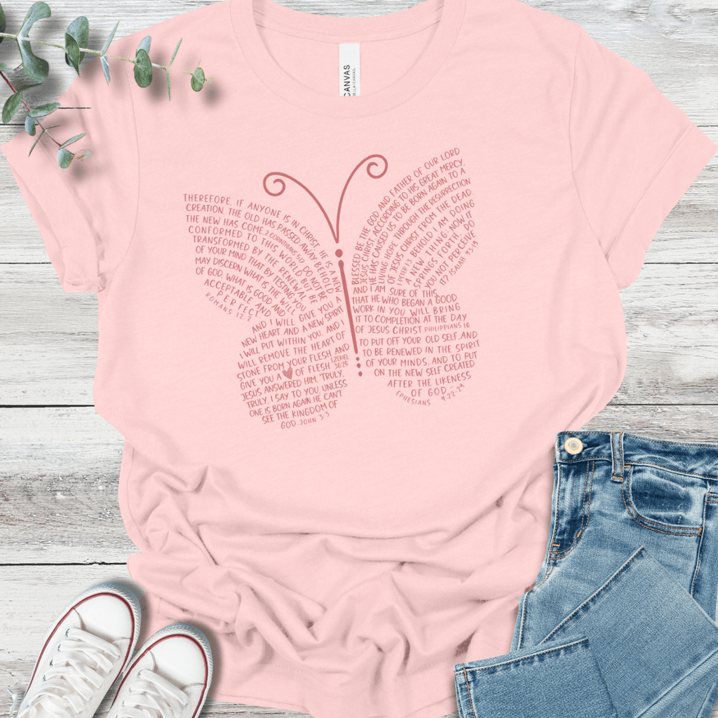 Scripture Butterfly T-Shirt product image 5