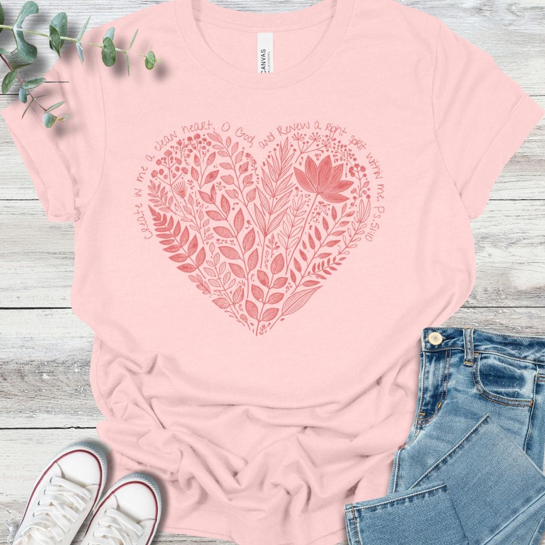 Floral Heart T-Shirt product image 5