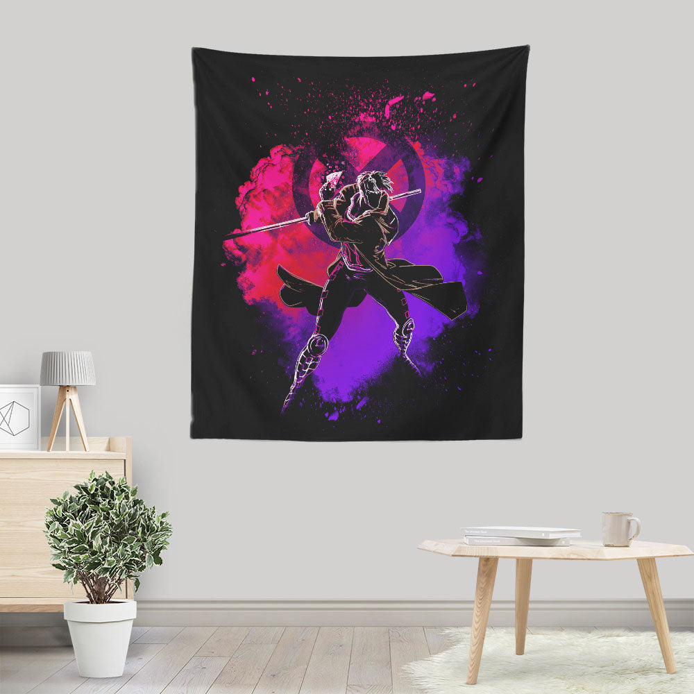 Soul of the Kinetic Card - Wall Tapestry