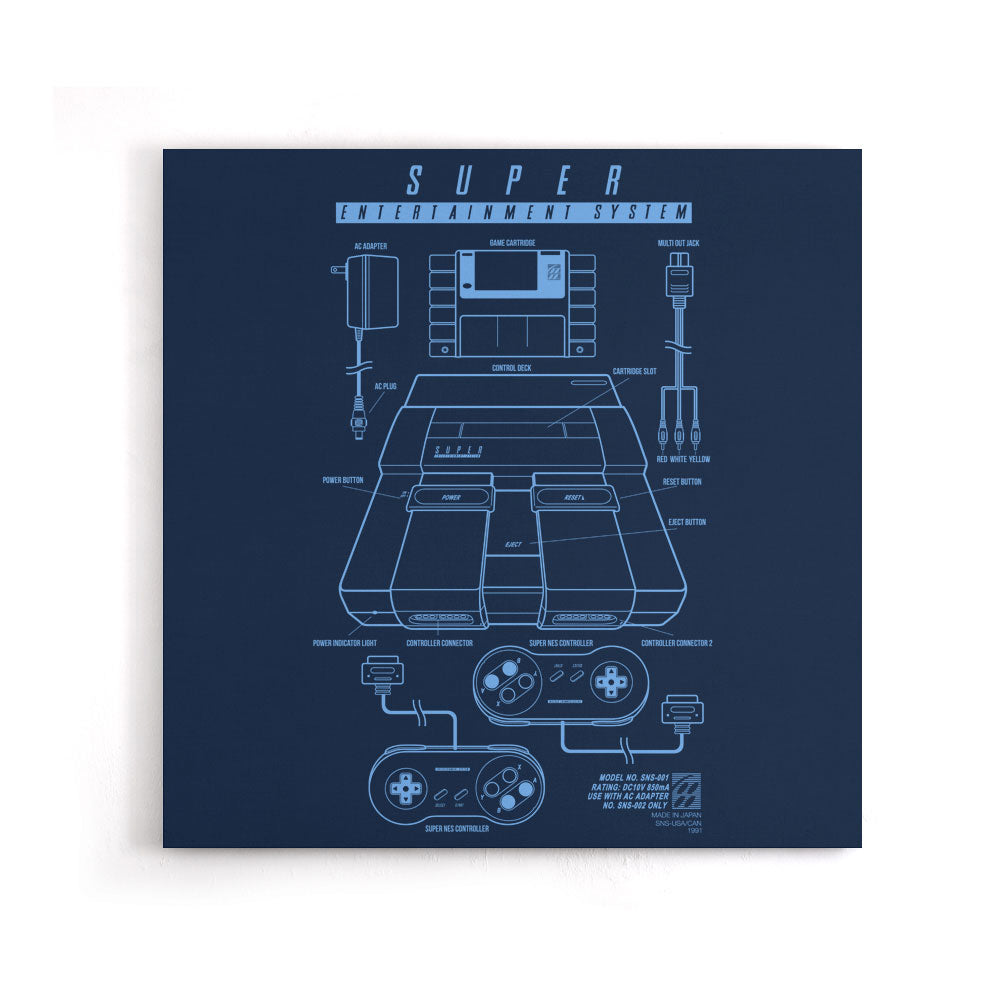 Super Entertainment System - Canvas Print