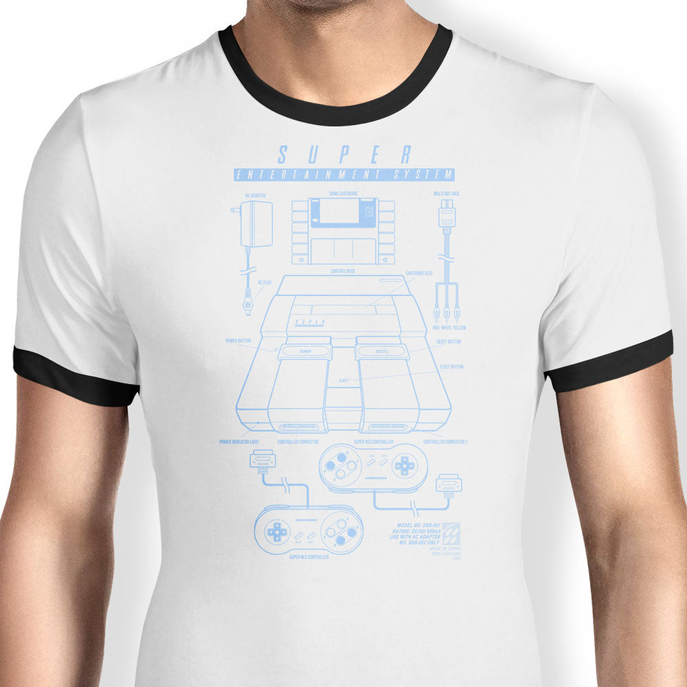 Super Entertainment System - Ringer T-Shirt product image 3