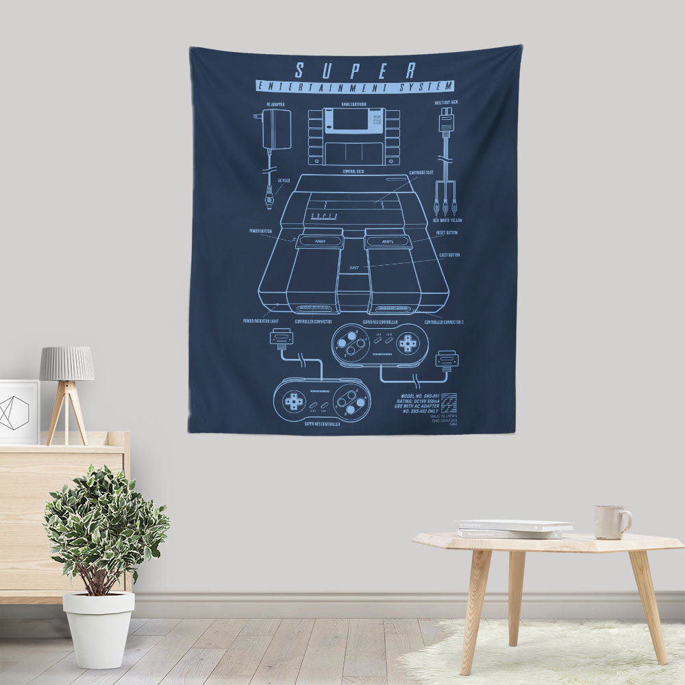 Super Entertainment System - Wall Tapestry
