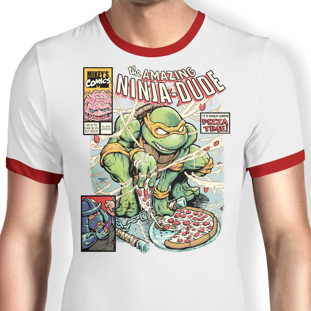 The Amazing Ninja Dude - Ringer T-Shirt product image 3