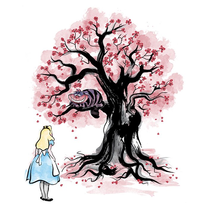 The Cheshire's Tree Sumi-e - Sweatshirt product image 2