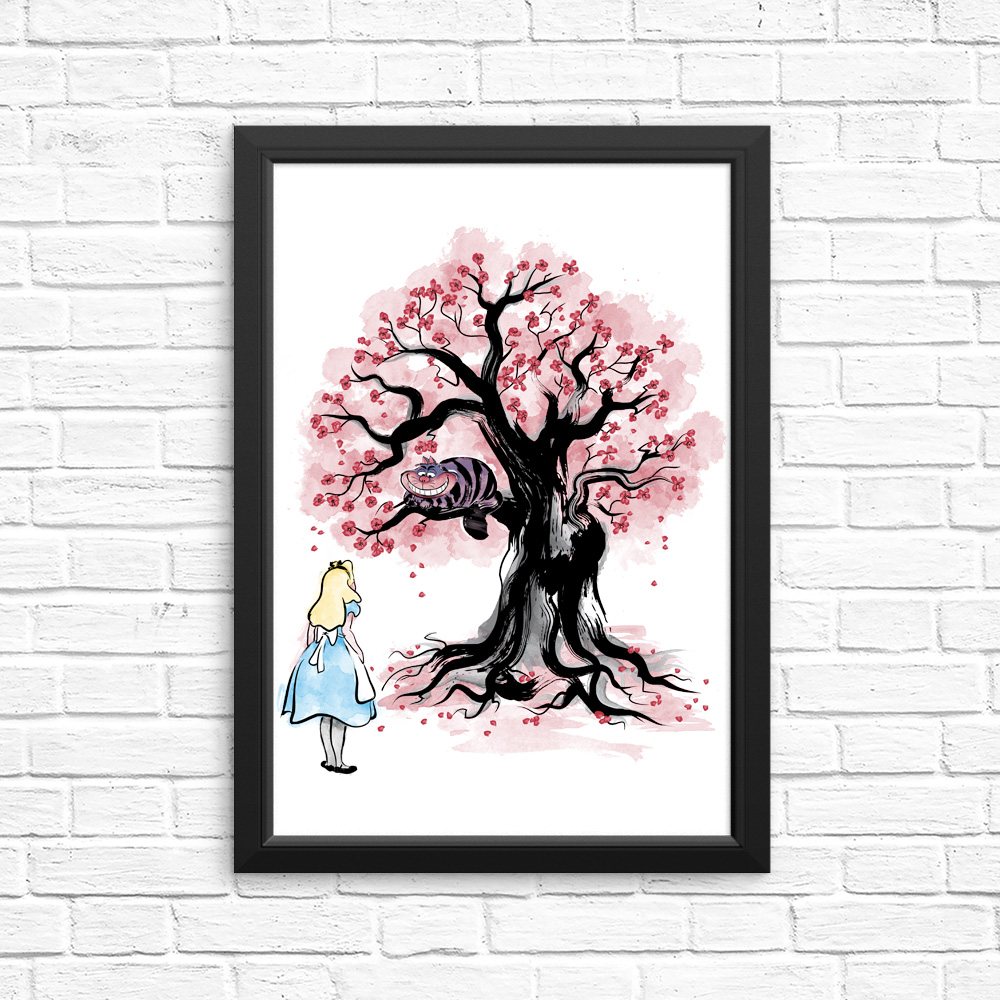 The Cheshire's Tree Sumi-e - Posters & Prints