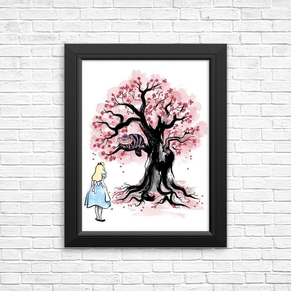 The Cheshire's Tree Sumi-e - Posters & Prints