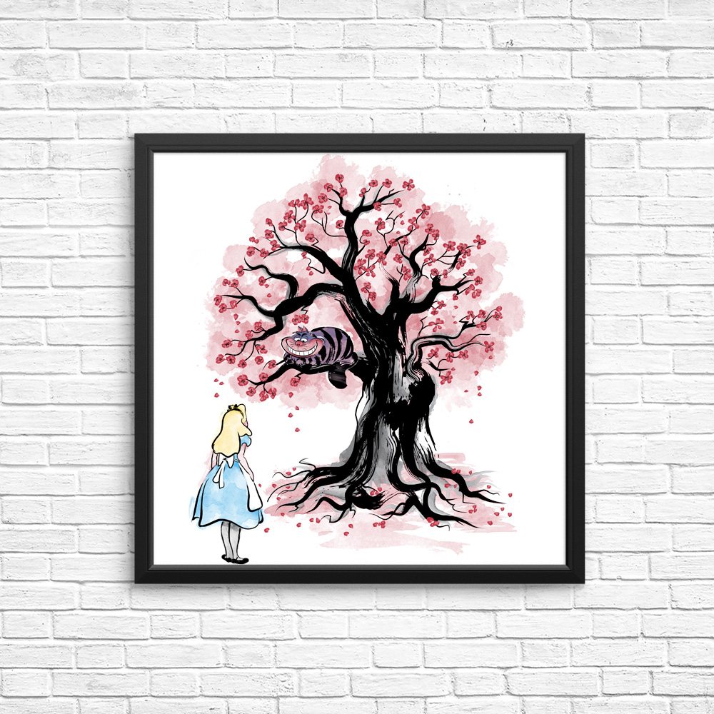The Cheshire's Tree Sumi-e - Posters & Prints