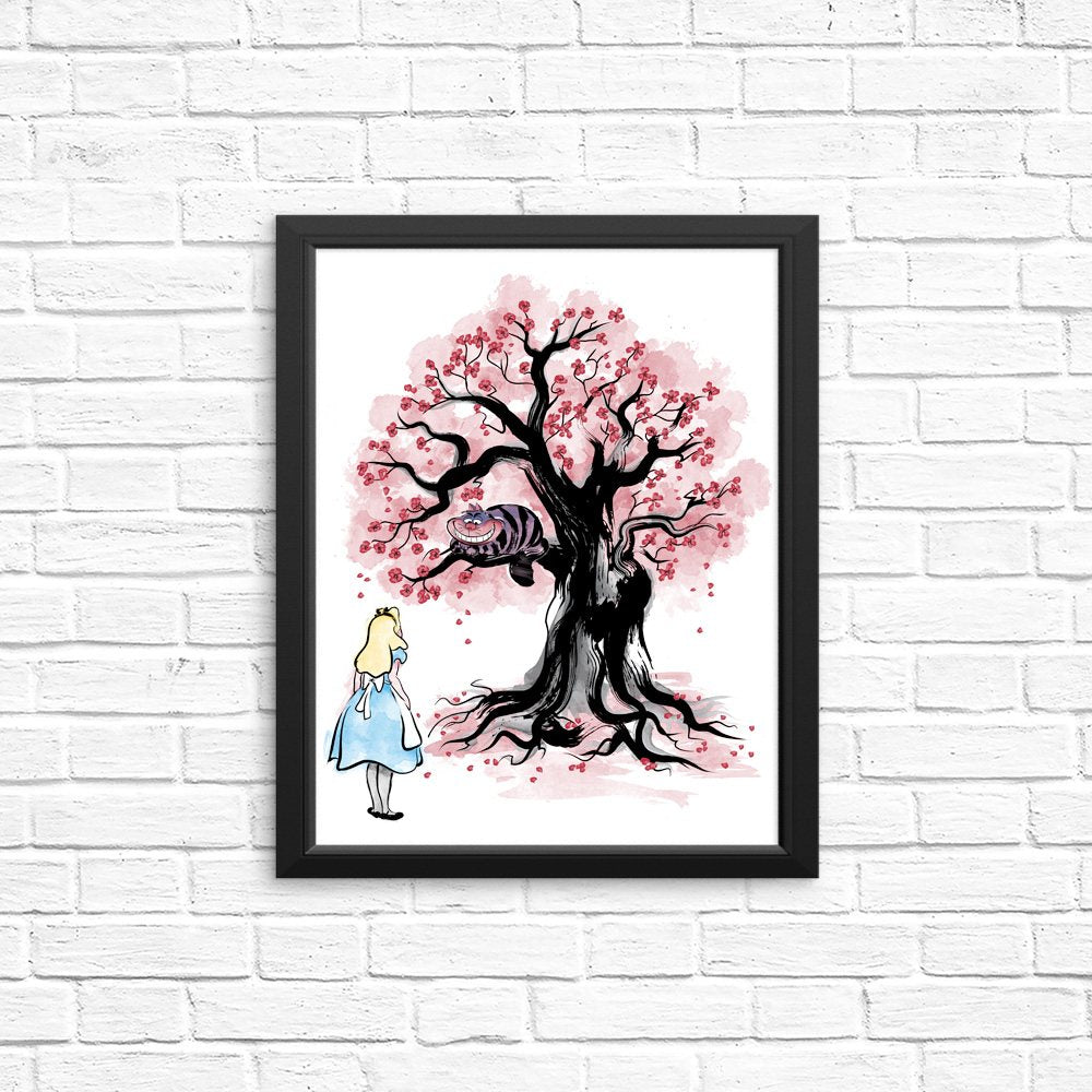 The Cheshire's Tree Sumi-e - Posters & Prints