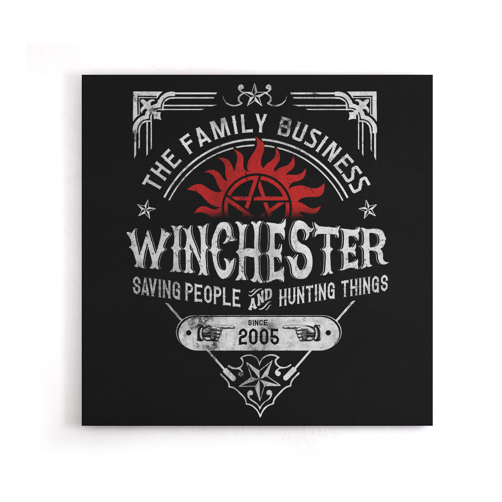 The Family Business - Canvas Print