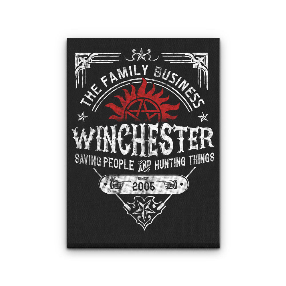 The Family Business - Canvas Print
