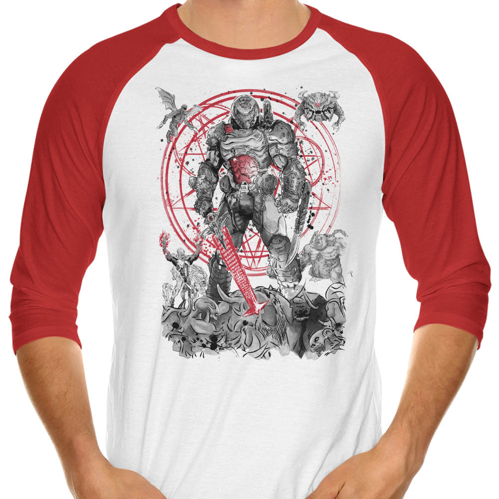 The Hell Walker - 3/4 Sleeve Raglan T-Shirt product image 3