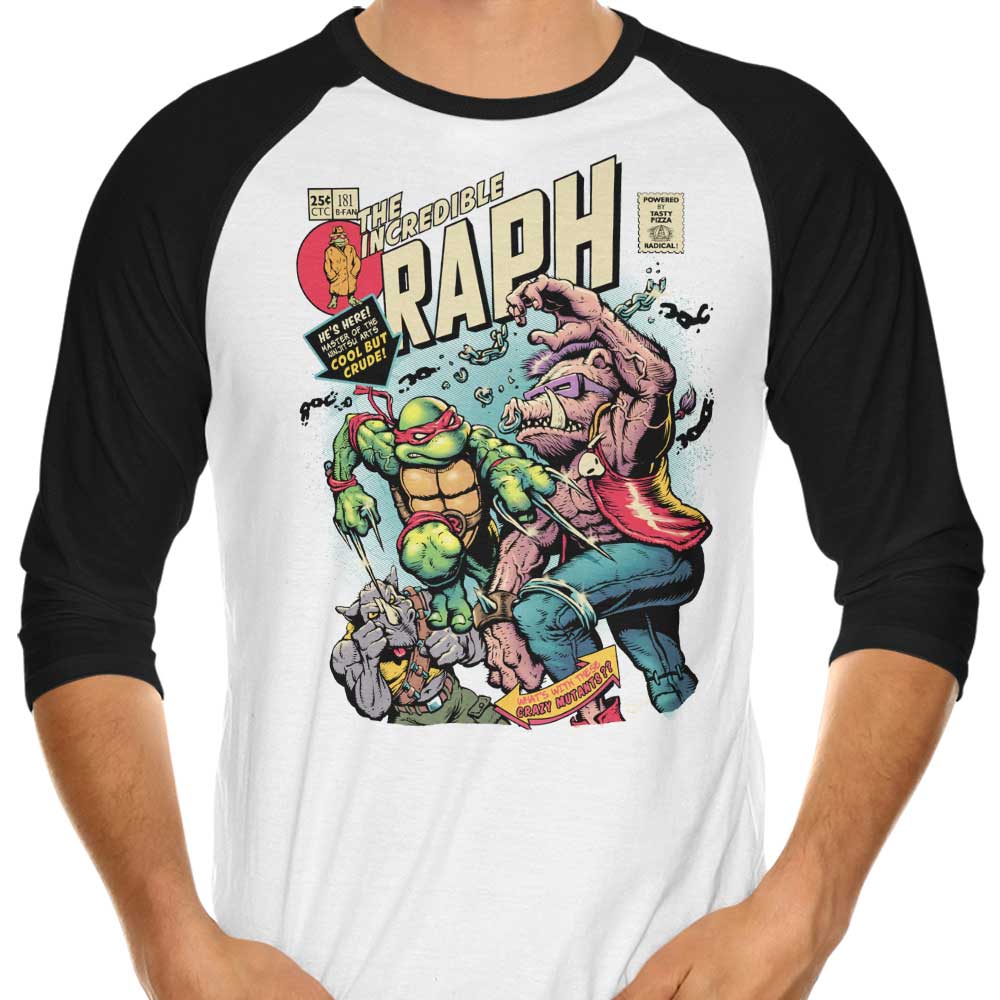 The Incredible Raph - 3/4 Sleeve Raglan T-Shirt product image 3