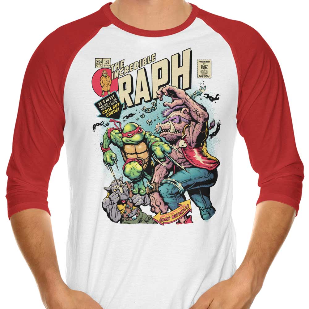 The Incredible Raph - 3/4 Sleeve Raglan T-Shirt product image 1