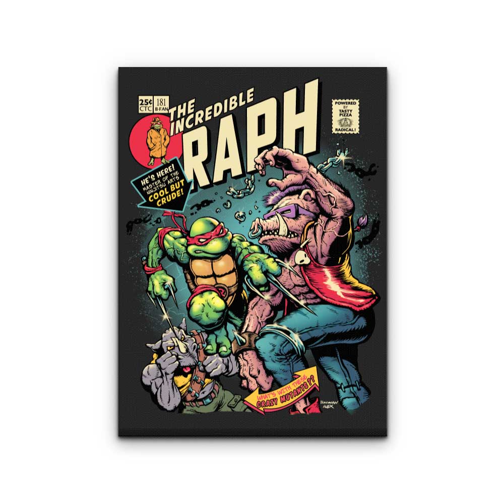 The Incredible Raph - Canvas Print