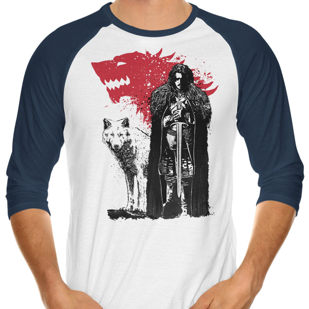 The King and Wolf - 3/4 Sleeve Raglan T-Shirt product image 3