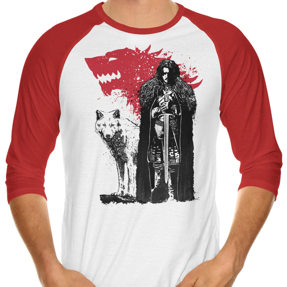 The King and Wolf - 3/4 Sleeve Raglan T-Shirt product image 4