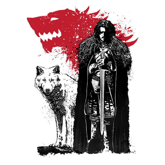 The King and Wolf - 3/4 Sleeve Raglan T-Shirt product image 2