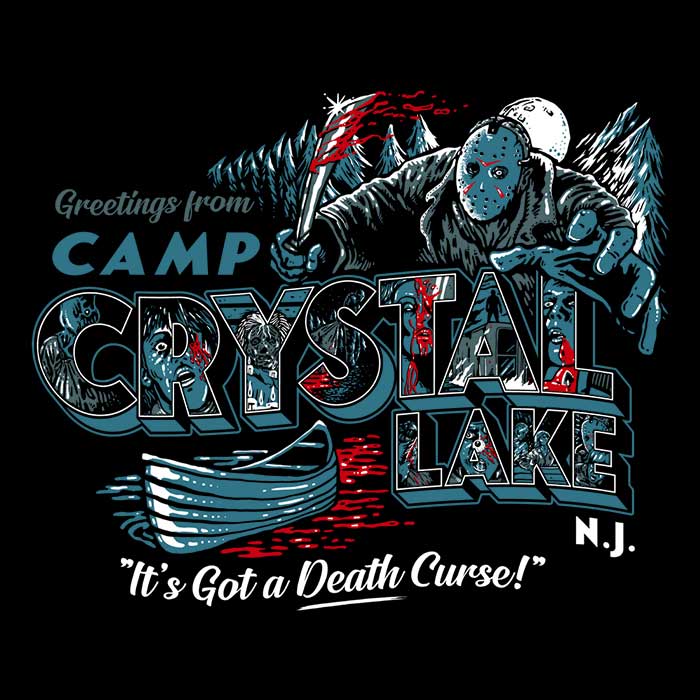 Visit Crystal Lake - Canvas Print