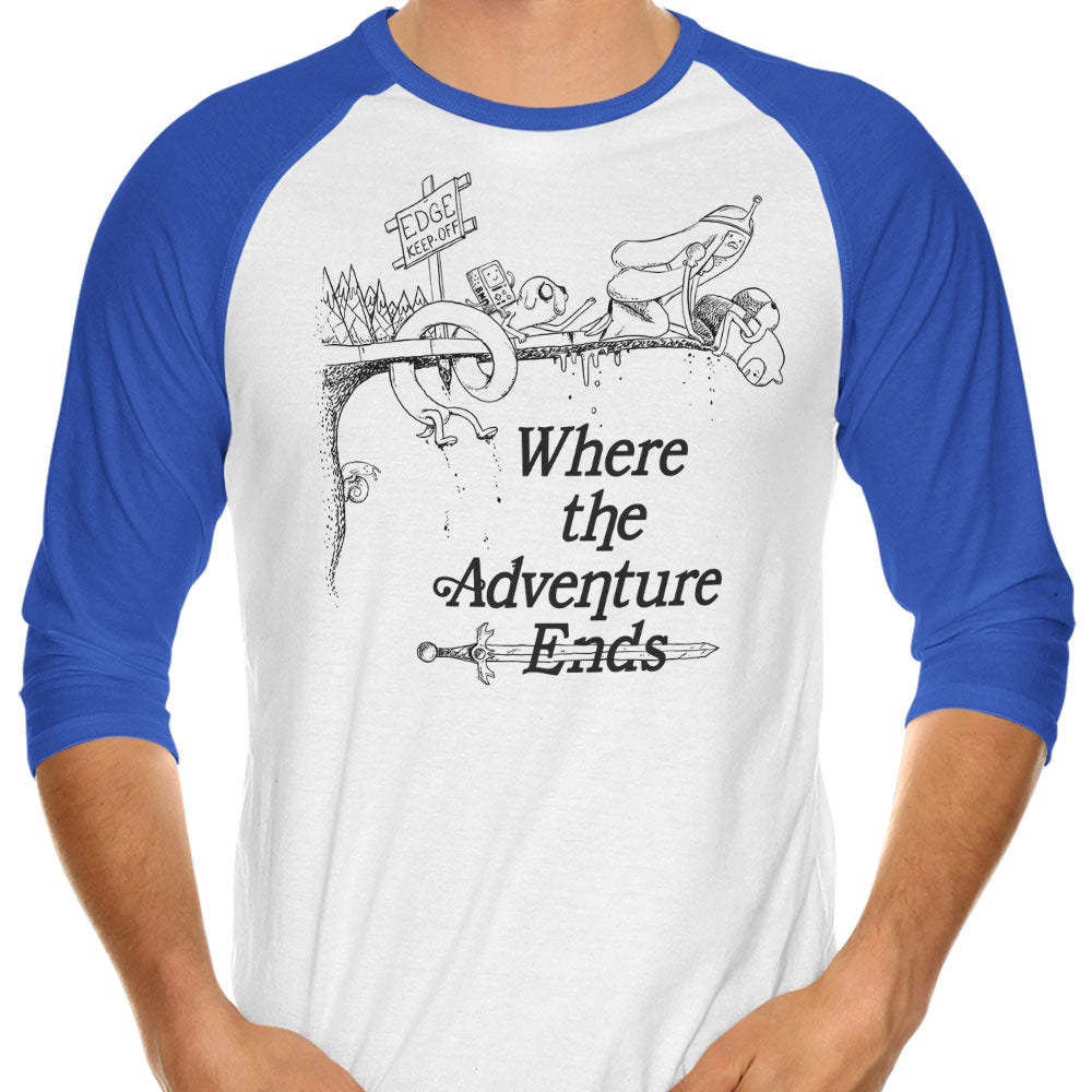 Where the Adventure Ends - 3/4 Sleeve Raglan T-Shirt product image 4