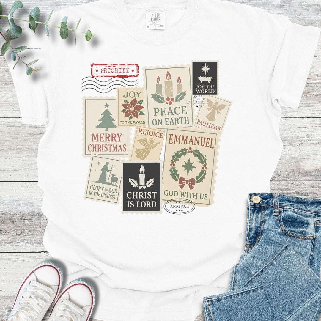 Christmas Stamps T-shirt product image 2