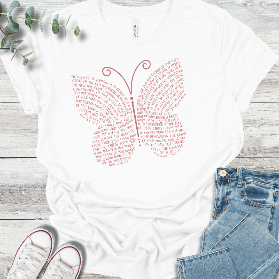 Scripture Butterfly T-Shirt product image 2