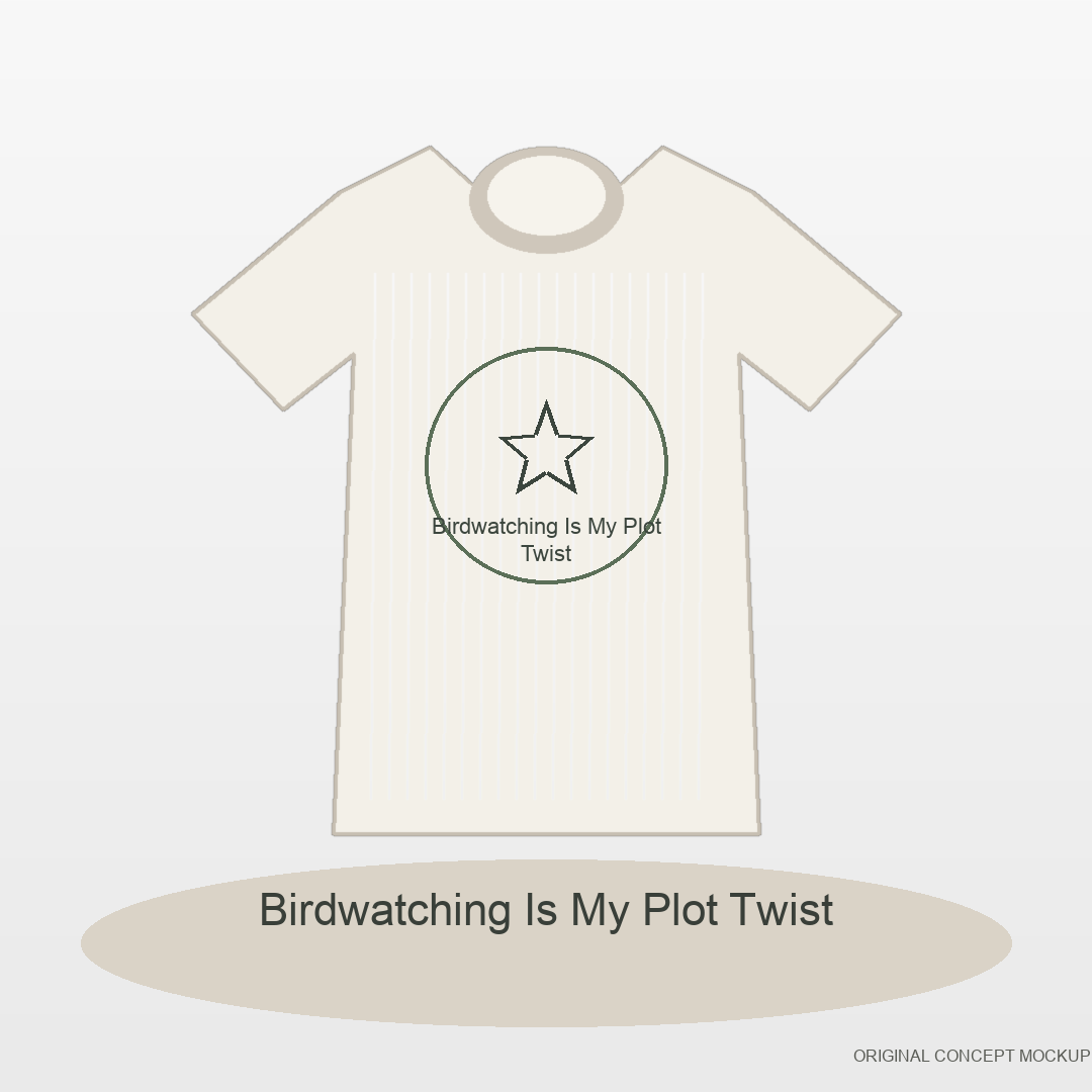 Backyard Birdwatch Club original POD T-shirt artwork
