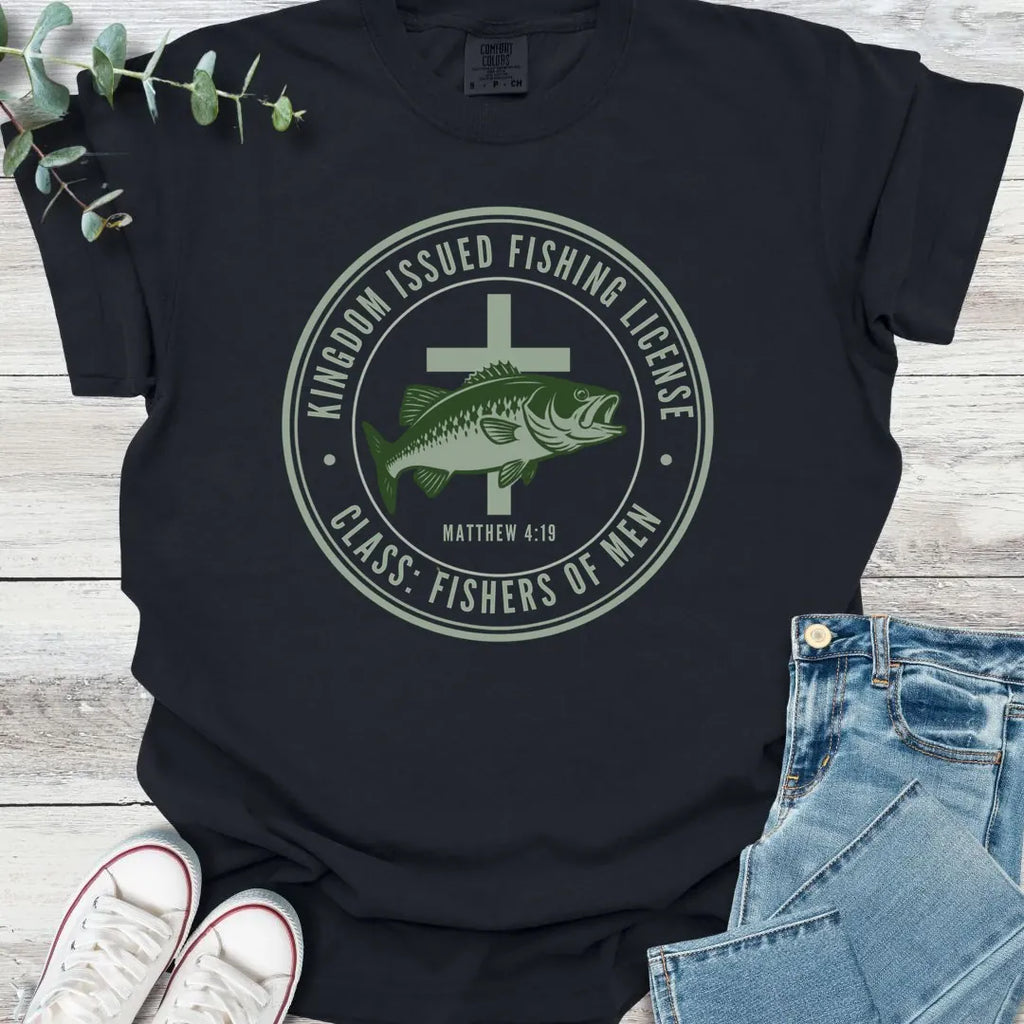 Fishing License T-Shirt product image 4