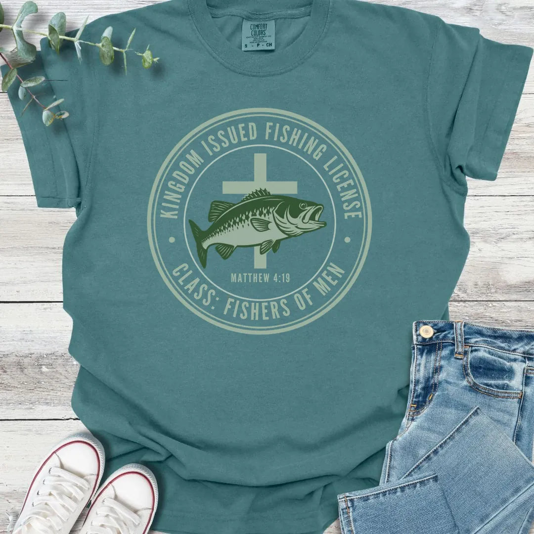 Fishing License T-Shirt product image 5