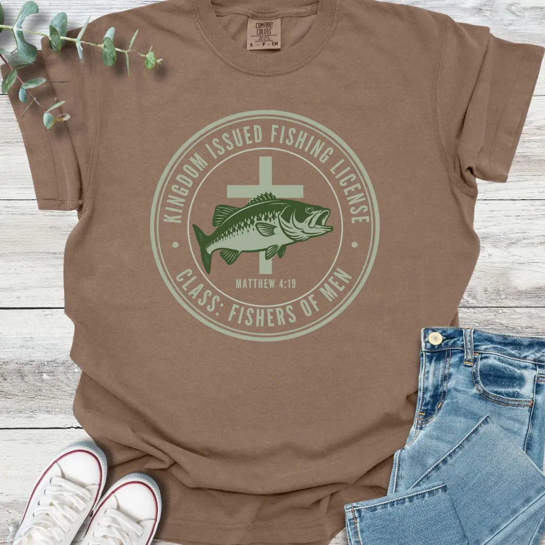 Fishing License T-Shirt product image 6