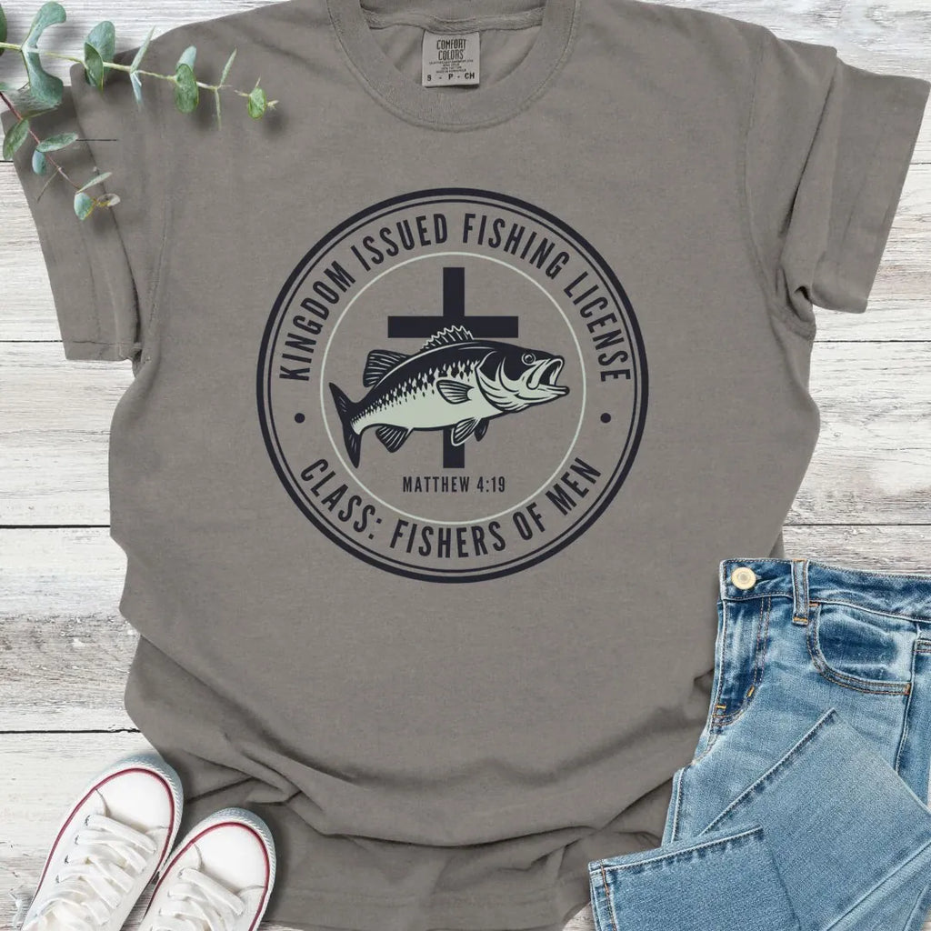 Fishing License T-Shirt product image 1