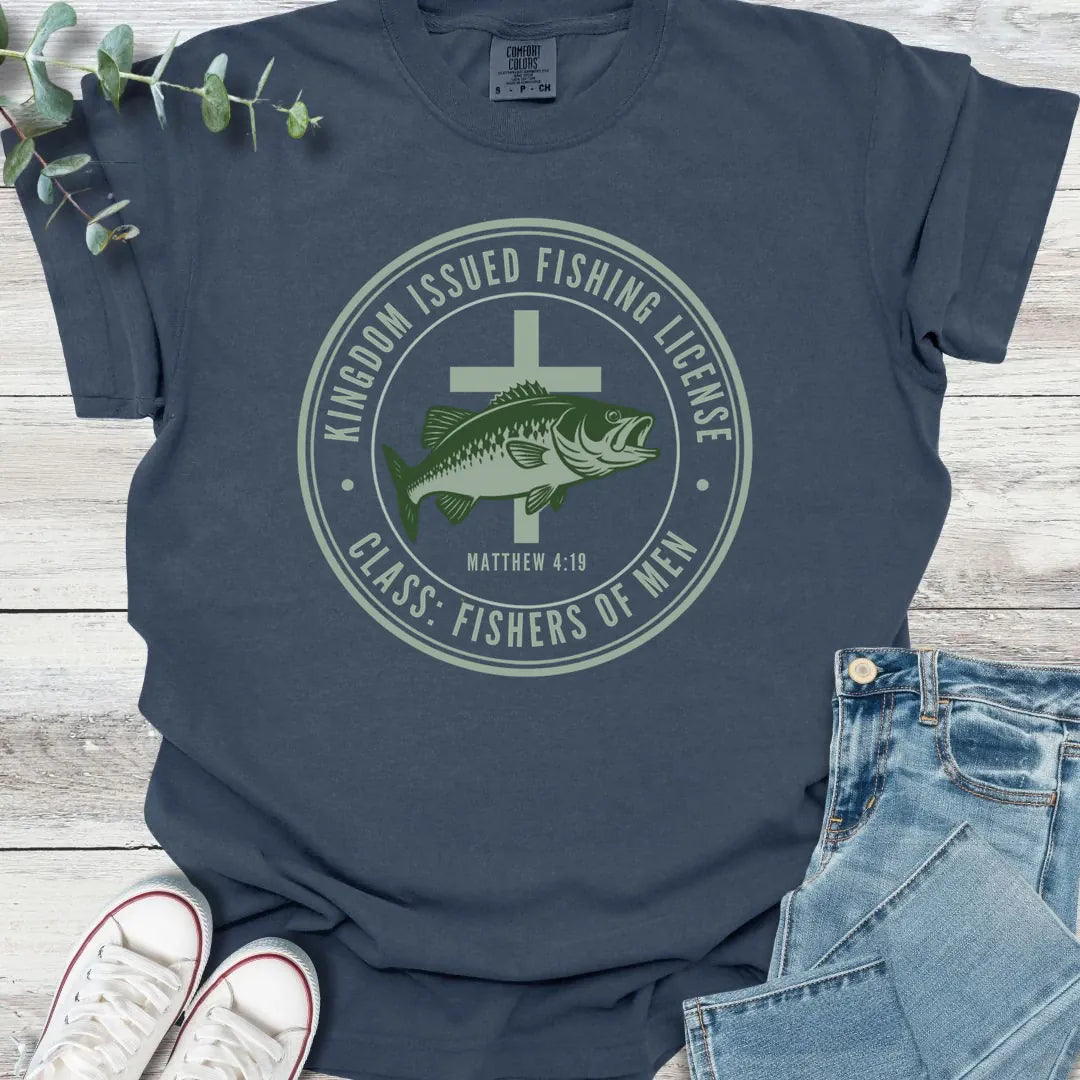 Fishing License T-Shirt product image 7