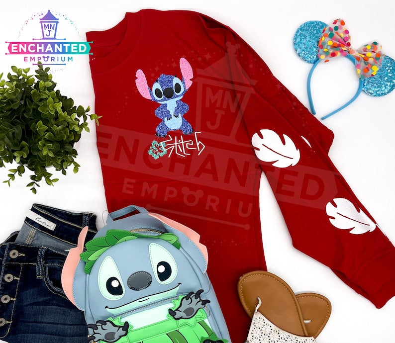 Ohana Means Family Lilo and Stitch Disney Inspired Jersey Shirt Disneyland Disney World Jersey Shirt