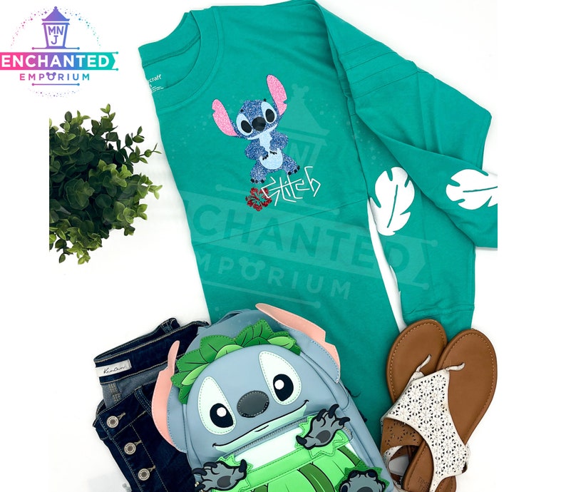 Ohana Means Family Lilo and Stitch Disney Inspired Jersey Shirt Disneyland Disney World Jersey Shirt