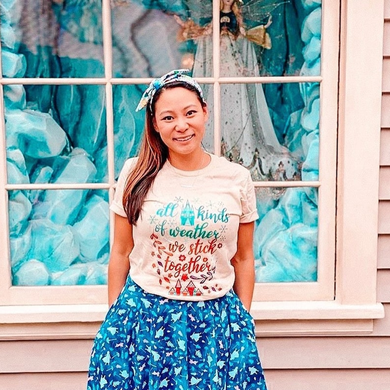 Disney Frozen Christmas T-Shirt Anna and Elsa Disney Sisters Disney Shirt White Christmas T-Shirt