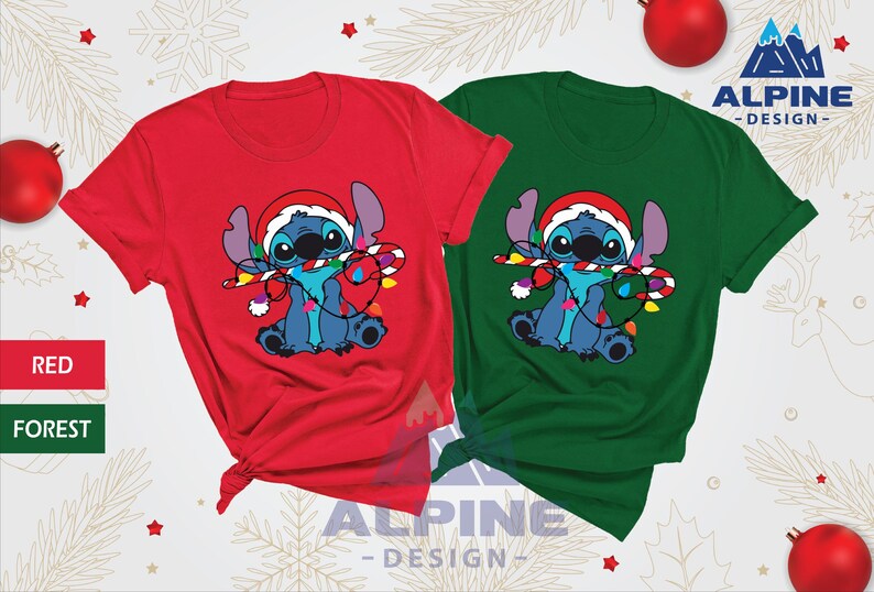 Lilo And Stitch Shirt, Christmas, Disney Gifts product image 2