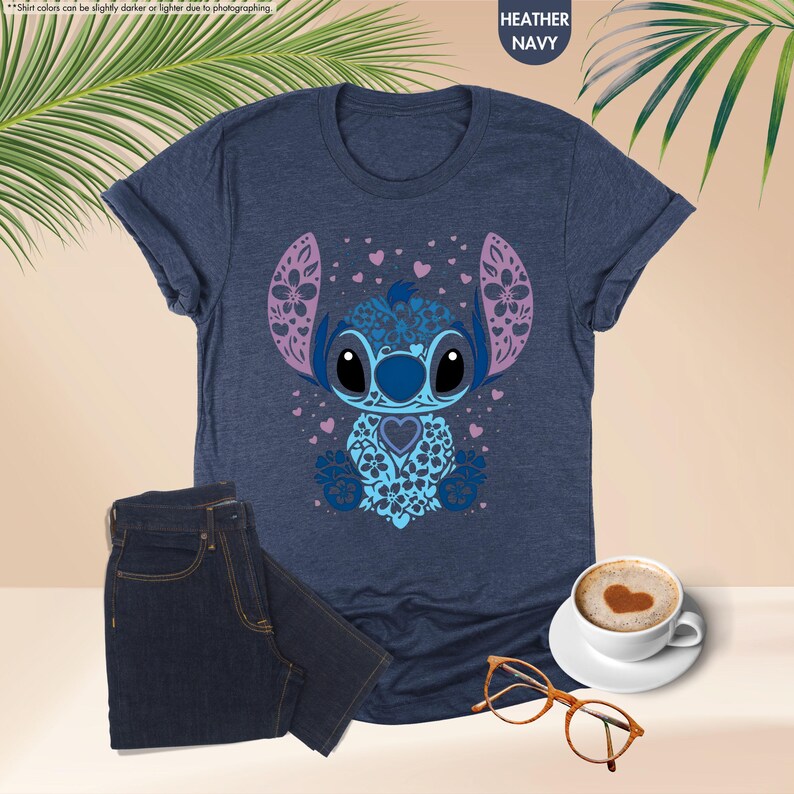 Disney Stitch Shirt, Kids Checkered Toddler Gift, Lilo and product image 2