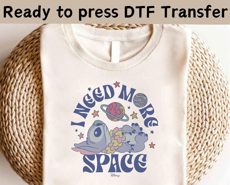 Disney Lilo And Stitch DTF Transfer, I Need More Space product image 1