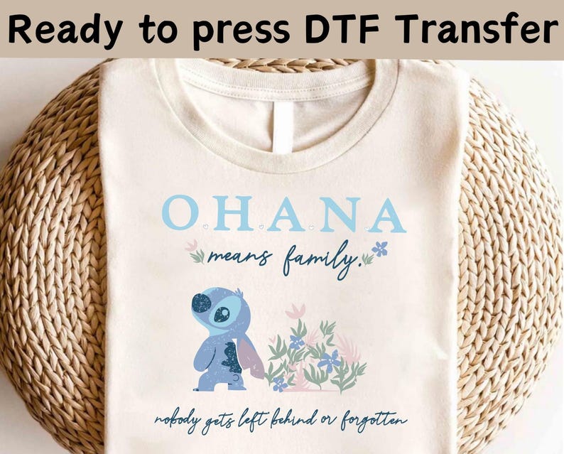 Disney Lilo And Stitch DTF Transfer, Shirt, Magic Kingdom product image 1