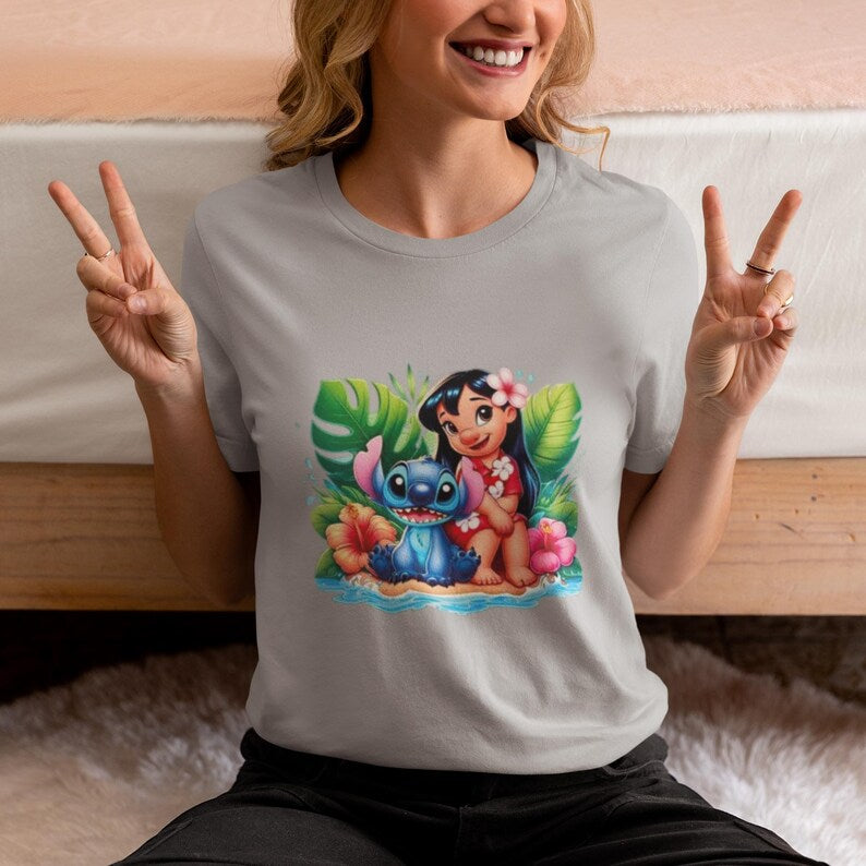 Lilo Stitch Dtf Transfer, Disney Stitch Dtf Ready For Press, Best Friends Shirt Design, Besties Dtf Ready To Press,Lilo Stitch,Heat Transfer