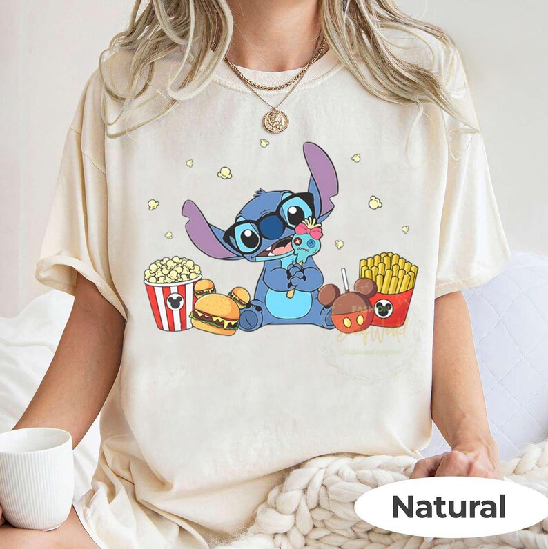 Disney Stitch With Snacks T-shirt, Mickey Lilo And Shirts product image 5