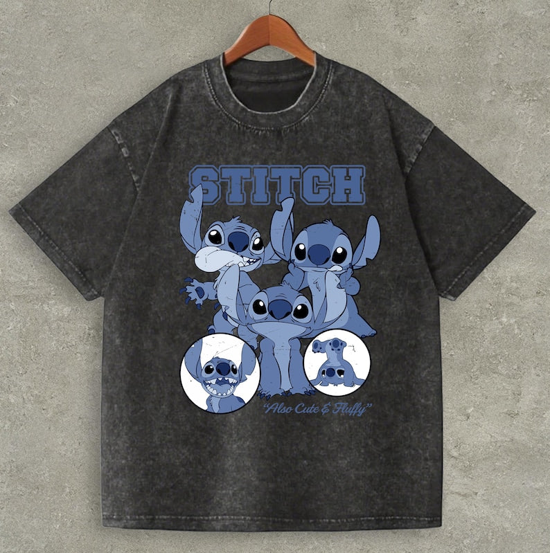 Blue Alien Creature T-Shirt, Cute Angel Friend Shirt, Theme product image 1