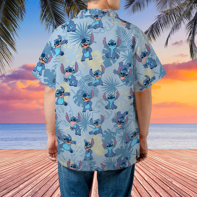 Stitch Hawaiian Shirt, Disney Trip Button product image 3