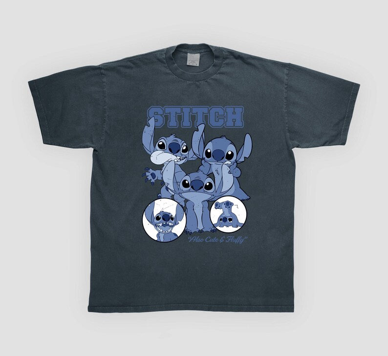 Blue Alien Creature T-Shirt, Cute Angel Friend Shirt, Theme product image 3