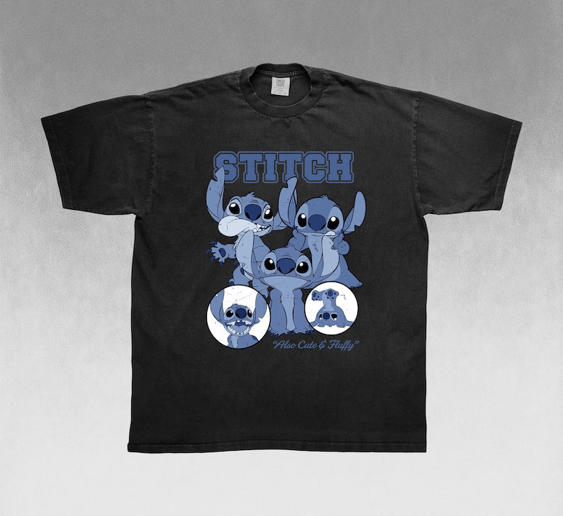 Blue Alien Creature T-Shirt, Cute Angel Friend Shirt, Theme product image 2