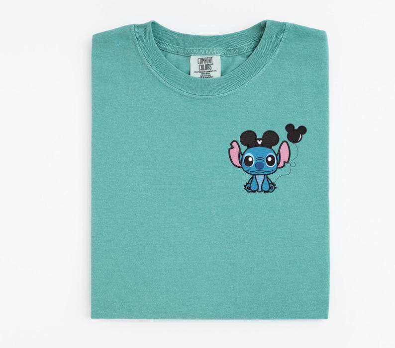 Stitch T-Shirt, Lilo and Ohana Family Comfort Colors Tee product image 1