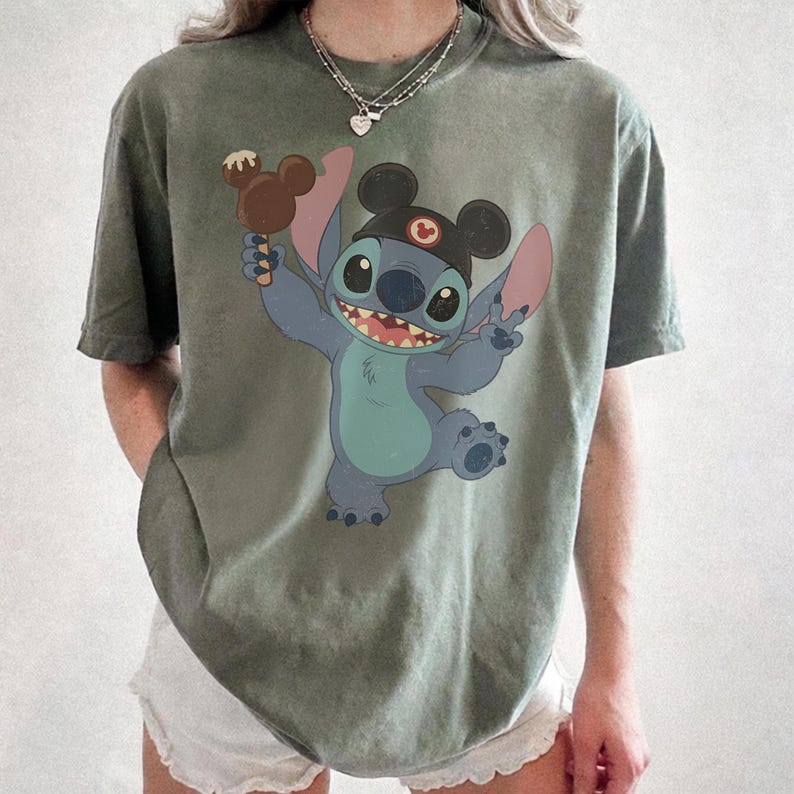 Stitch Ice Cream Shirt, Funny Disney Snack Tee, Lilo And product image 2